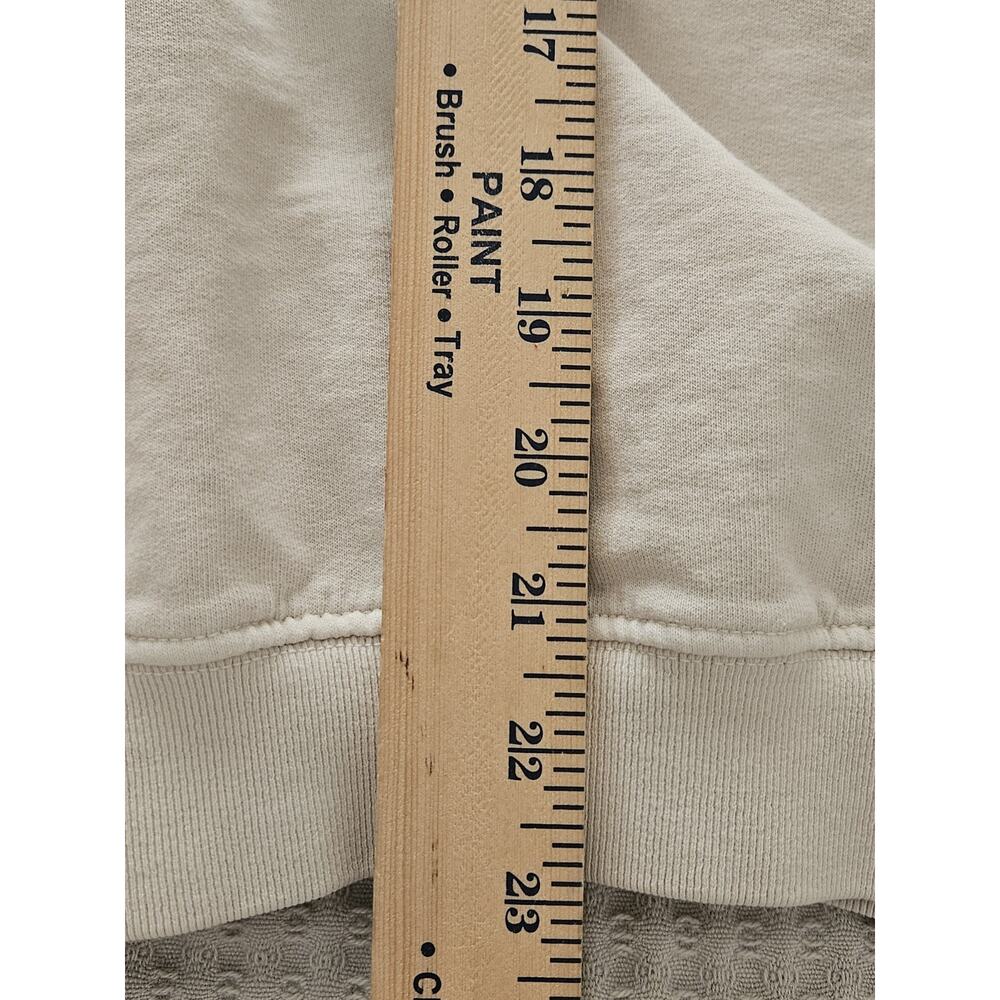 Clare V Oui Sweatshirt Size S/M Bone Cream Ivory - Picture 8 of 11